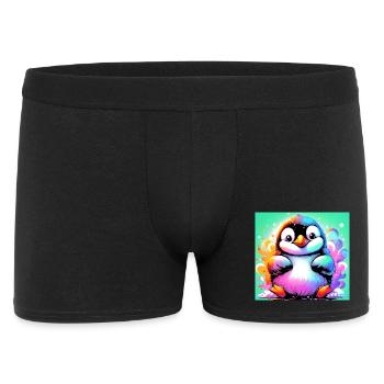 penguin - Men's Boxer Shorts - black - Front