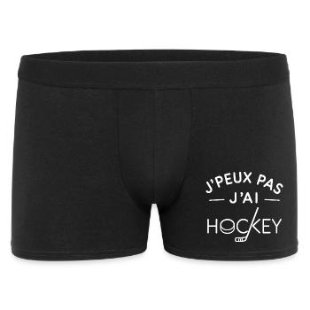 Hockey Humour Cadeau Fan de Sport sur Glace - Boxer Homme - noir - Devant