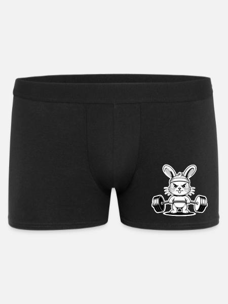 Pumpernickel Rabbit - Men's Boxer Shorts - black