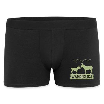 Wanderlust Donkey Journey - Men's Boxer Shorts - black - Front