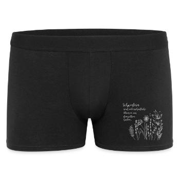 Dicton des sœurs avec des fleurs sauvages - Boxer Homme - noir - Devant