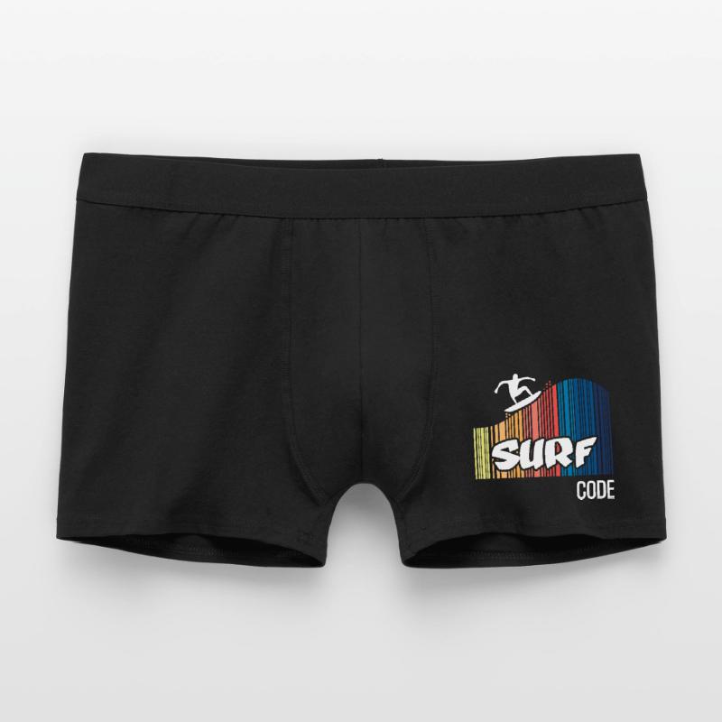 Surf Code (dark) Men's Boxer Shorts