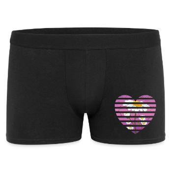 I love sunflowers - Men's Boxer Shorts - black - Front