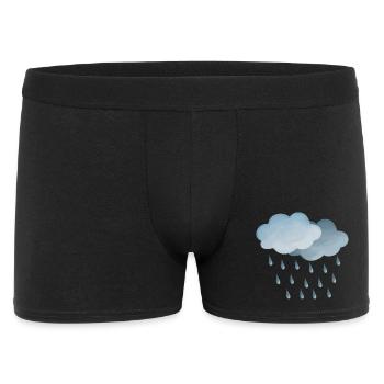 Weather Rain-Clouds Symbol - Men's Boxer Shorts - black - Front