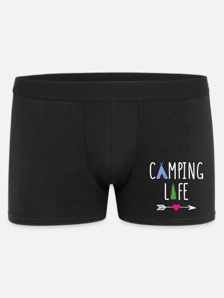 Camping Life - Men's Boxer Shorts - black