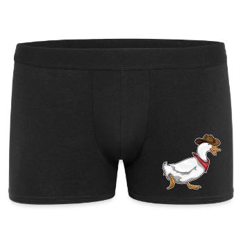 Canard Cowboy Chapeau de cowboy - Boxer Homme - noir - Devant
