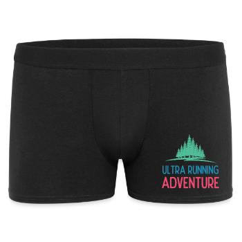 Ultra Running Advrenture - Men's Boxer Shorts - black - Front