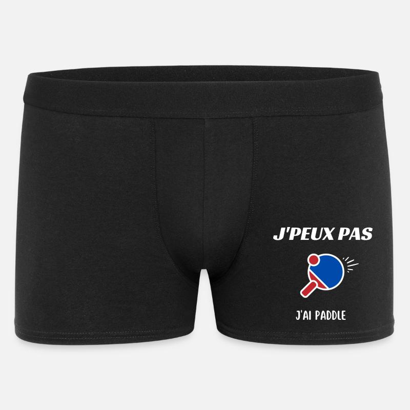 Je peux pas jai paddle - Boxer Homme - noir