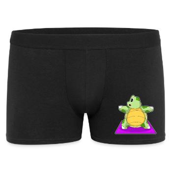 Turtle Yoga Fitness Gymnastique - Boxer Homme - noir - Devant