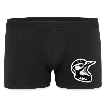 Specht - Männer Boxer Shorts - Schwarz - Vorne