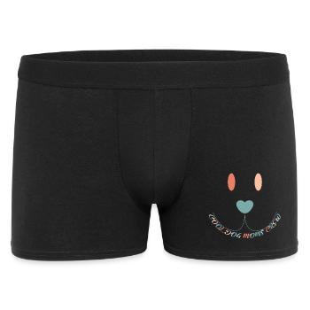 Club des mamans de chiens cool – Design minimaliste de maman de chien - Boxer Homme - noir - Devant