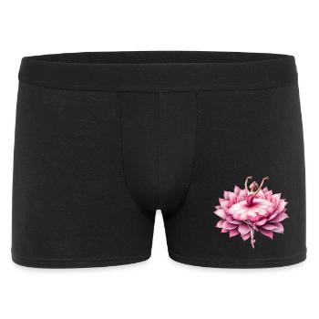 Balletttänzerin mit Tutu - Männer Boxer Shorts - Schwarz - Vorne