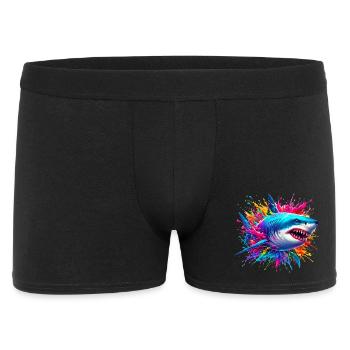 Shark - Men's Boxer Shorts - black - Front