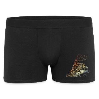 Railway Line Art - Men's Boxer Shorts - black - Front