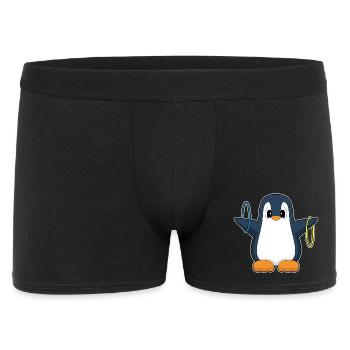Penguin Workout Gymnastics Fitness - Boxer Homme - noir - Devant