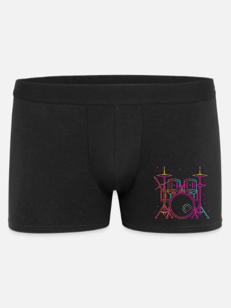 Drums Sketch Retro - Men's Boxer Shorts - black