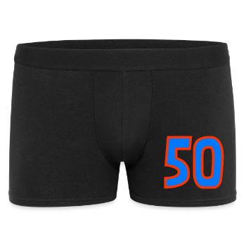50. 50 YEARS. 50th ANNIVERSARY. 50 YEARS ANNIVERSARY. - Men's Boxer Shorts - black - Front