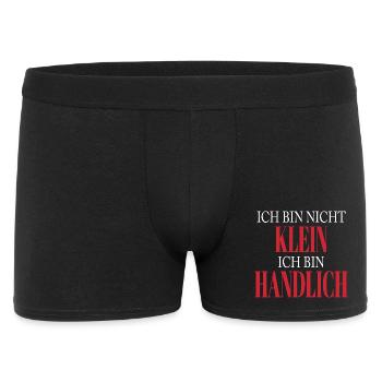 Je ne suis pas petit, je suis bricoleur - Boxer Homme - noir - Devant