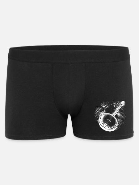 Banjo Sketch - Men's Boxer Shorts - black