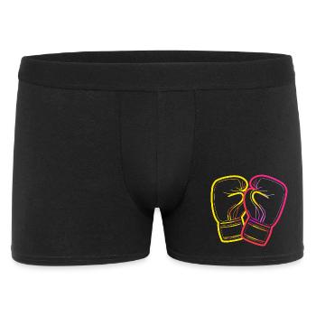 Dessin de gants de boxe - Boxer Homme - noir - Devant