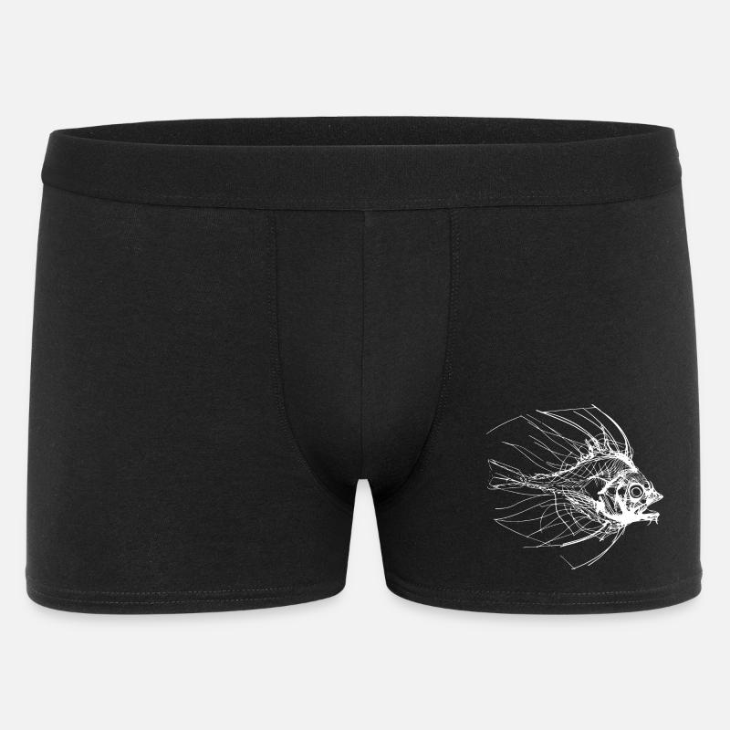 Croquis de poisson - Boxer Homme - noir