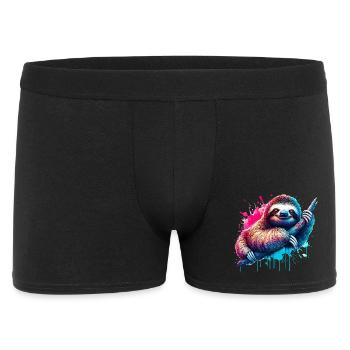 Sloth - Men's Boxer Shorts - black - Front