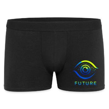 Futuristic Circle Technology Design - Men's Boxer Shorts - black - Front