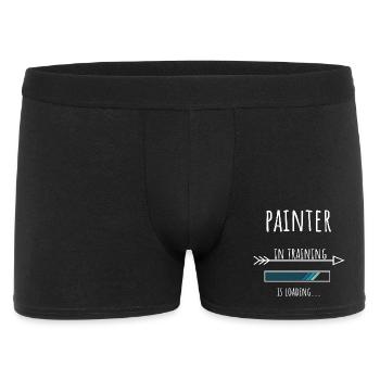 Painter Geschenk Beruf Ausbildung Maler - Männer Boxer Shorts - Schwarz - Vorne