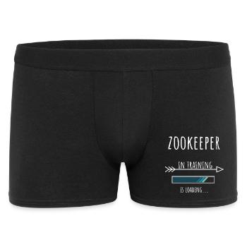 Gardien de zoo Cadeau Profession Formation Gardien de zoo - Boxer Homme - noir - Devant