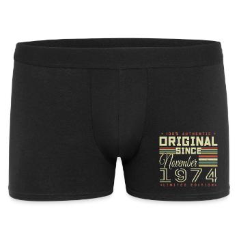 cadeau d'anniversaire novembre 1974 - Boxer Homme - noir - Devant