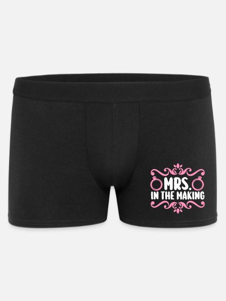 JGA Team Braut Junggesellinnenabschied - Männer Boxer Shorts - Schwarz