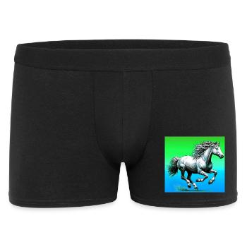 horse - Men's Boxer Shorts - black - Front