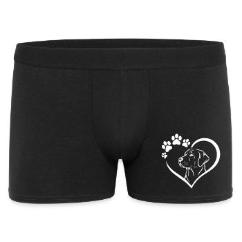 Labrador Retriever Art Dog - Men's Boxer Shorts - black - Front