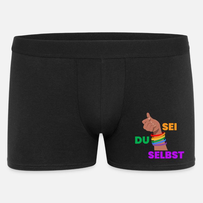 Pride Faust Selbstbestimmung - Männer Boxer Shorts - Schwarz