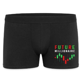 Trading Finance Stocks Money Bitcoin Capital - Men's Boxer Shorts - black - Front
