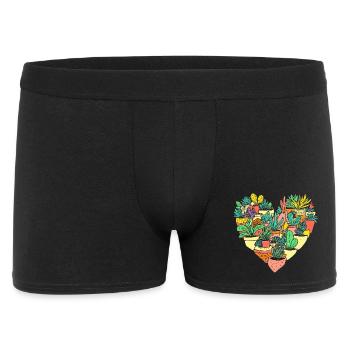 Cadeaux pour les jardins et les amoureux des plantes - Boxer Homme - noir - Devant