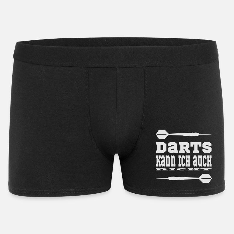 Darts Spieler - Männer Boxer Shorts - Schwarz