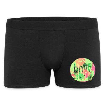 Hope Neon Tie-Dye Circular - Männer Boxer Shorts - Schwarz - Vorne