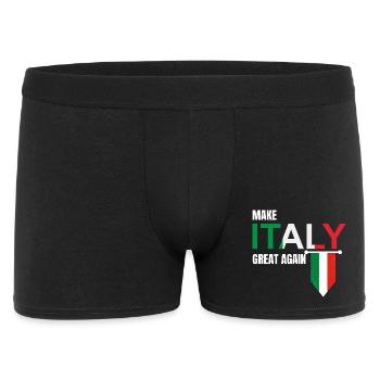 Make Italy Great Again - Men's Boxer Shorts - black - Front