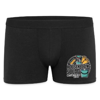 Funny Cleaning Design - Men's Boxer Shorts - black - Front