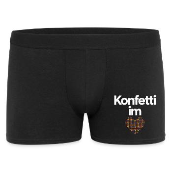 Confetti in the Heart Carnival Costume Women's Carnival - Men's Boxer Shorts - black - Front