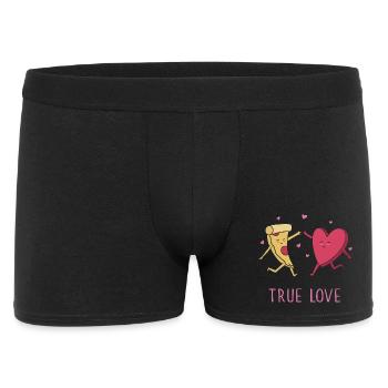 True Pizza Love - Men's Boxer Shorts - black - Front