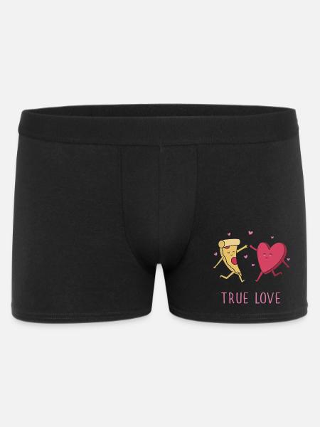 True Pizza Love - Men's Boxer Shorts - black
