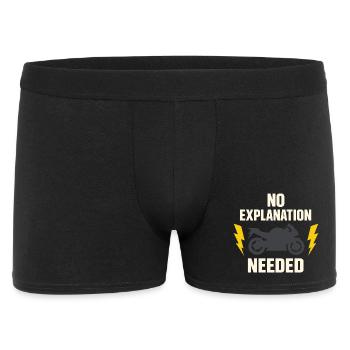 Pourquoi nous roulons à moto, - Boxer Homme - noir - Devant