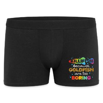 Carpe dentée Killfish Carpe dentée Carpe à dents - Boxer Homme - noir - Devant