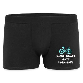 Bike Courier Road Bike Cool Sayings Quotes Humor - Men's Boxer Shorts - black - Front