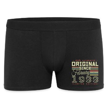 Awesome since February 1988 - Men's Boxer Shorts - black - Front