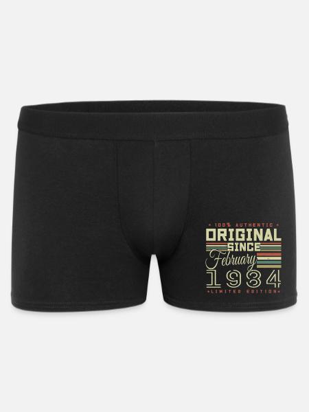 Awesome since February 1984 - Men's Boxer Shorts - black
