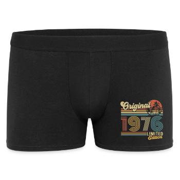 1976 Vintage Vintage Birthday Gift Retro - Men's Boxer Shorts - black - Front