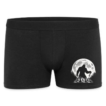 Joueur d’échecs Bigfoot - Boxer Homme - noir - Devant
